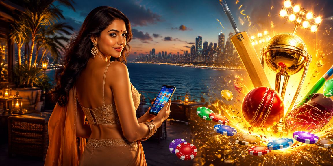 Mobile user betting on cricket with secure payments at rs350