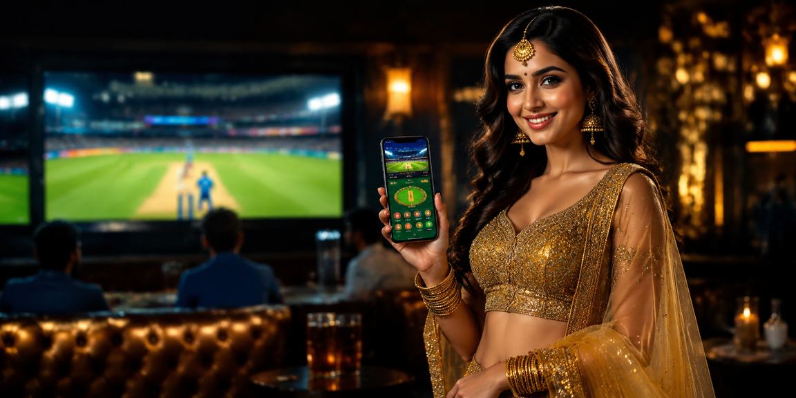 Player responsibly enjoying cricket betting on mobile